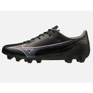 BNWT MIZUNO ALPHA SELECT 2E P1GA2365 01 Black Ignition Red Blue Soccer Cleats